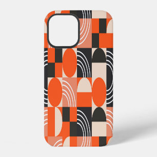 Bright geometric colour block pattern. iPhone 12 case
