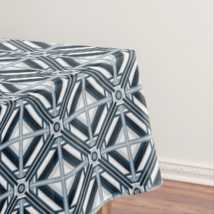 Bright Geometric Design Tablecloth
