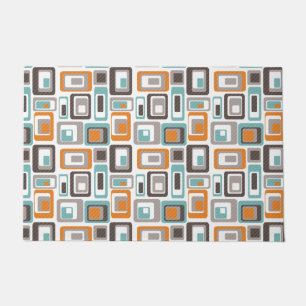 Bright geometric pattern. doormat