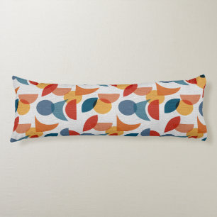 Bright Geometric Retro Abstract Body Cushion