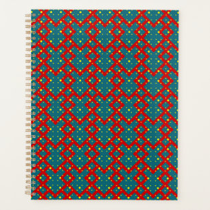 Bright Geometric Shape Pattern – Fun Stylish Decor Planner