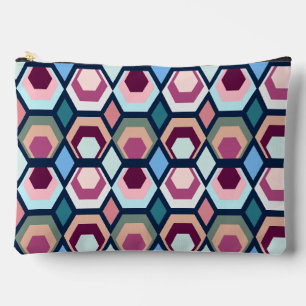 Bright Geometric Shapes Accessory Pouch