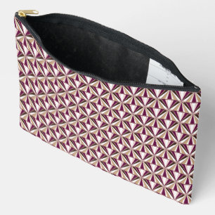 Bright Geometric Shapes Accessory Pouch