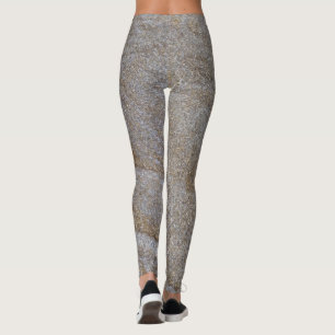 bright golden brass chips leggings