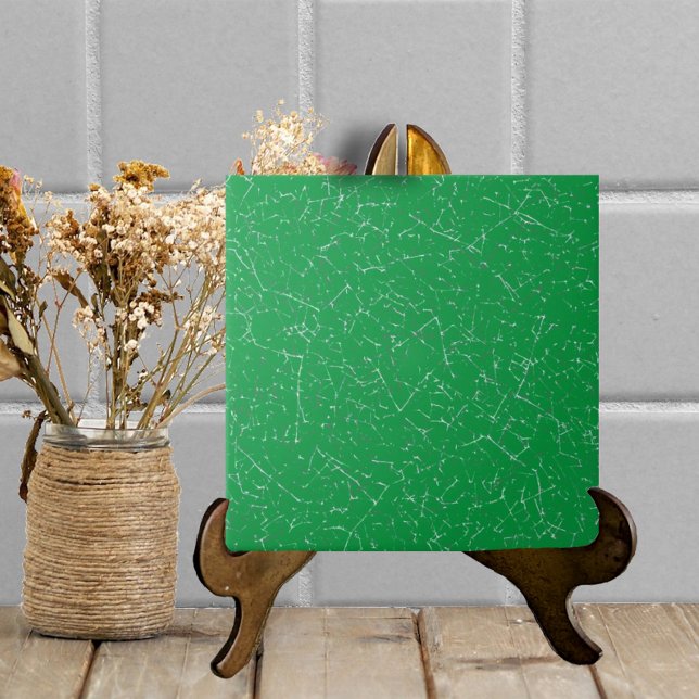 Bright Green Crackled Glaze Simple Modern Texture Ceramic Tile (Creator Uploaded)