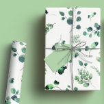 Bright Green Eucalyptus Rustic Greenery Watercolor Wrapping Paper<br><div class="desc">Elevate your gift-giving with our Vibrant Green & Forest Green Eucalyptus Watercolor Wrapping Paper. Perfect for weddings, baby showers, and bridal showers, this wrapping paper features lush eucalyptus leaves in varying shades of green, beautifully rendered in delicate watercolor. The botanical design captures the serene beauty of greenery, making it an...</div>