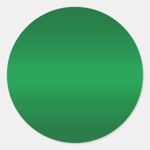 Bright Green Gradient Blank Classic Round Sticker