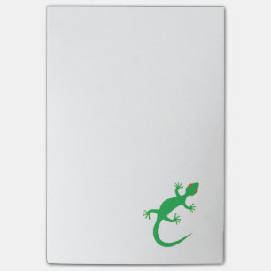 Bright Green Lizard Post-it Notes