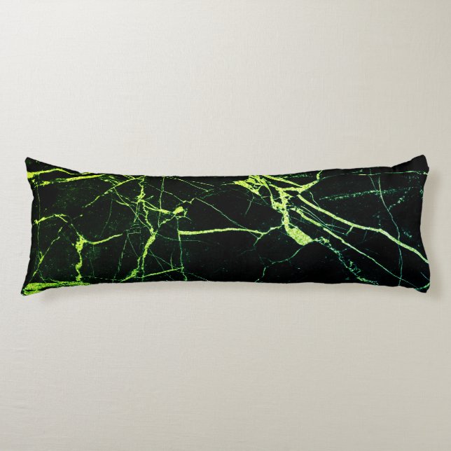 Bright Green Marble  Body Cushion (Front)