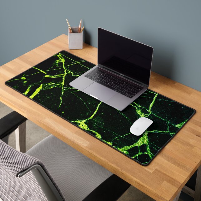 Bright Green Marble  Desk Mat (Office 2)