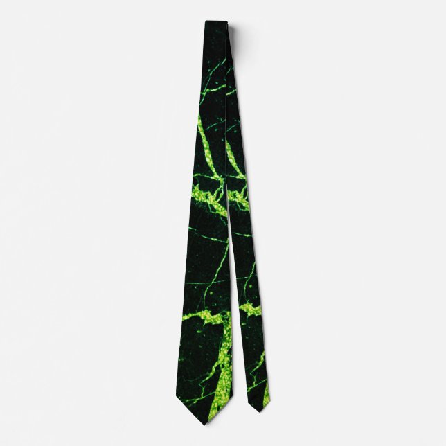 Bright Green Marble  Tie (Front)