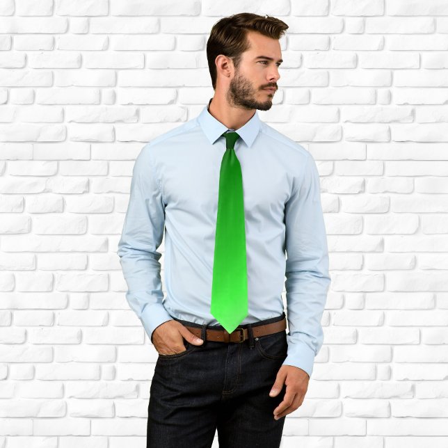 Bright Green Ombre Tie (Lime Green Ombre Tie)
