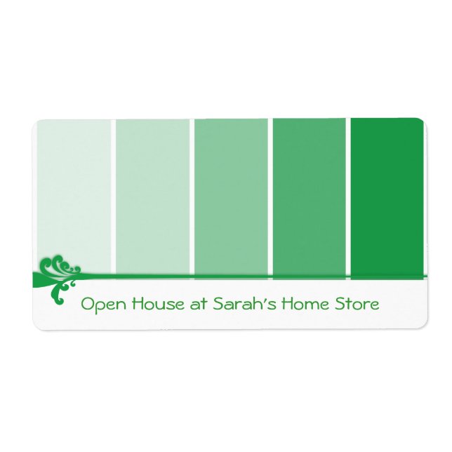 Bright Green Paint Samples (Front)