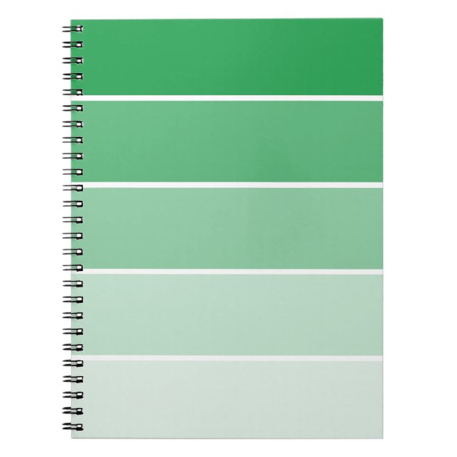 Bright Green Paint Samples Notebook (Front)