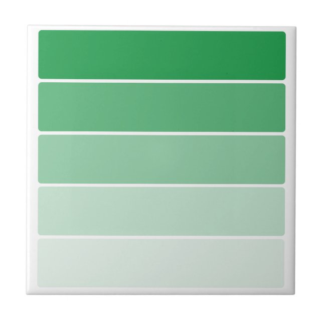 Bright Green Paint Samples Tile (Front)