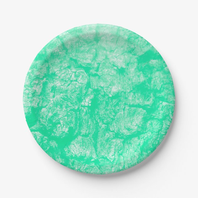 Bright Green Paper Plates (Front)