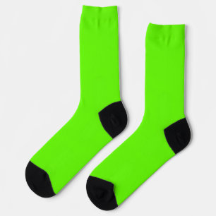 Bright Green Premium Sports Crew Socks