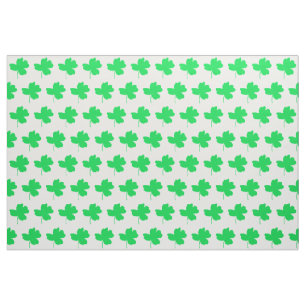Bright Green Shamrock Shamrocks Fabric