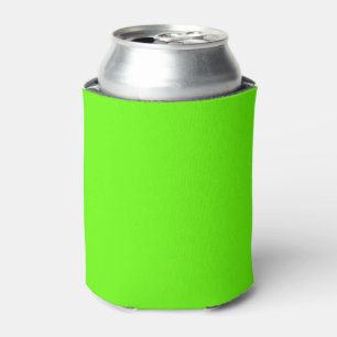 Bright green (solid colour) can cooler