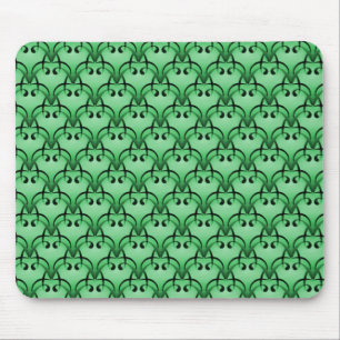 Bright Green Sophisticated Bliss Mousepad