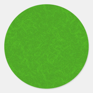 Bright green textured surface swirling pattern classic round sticker
