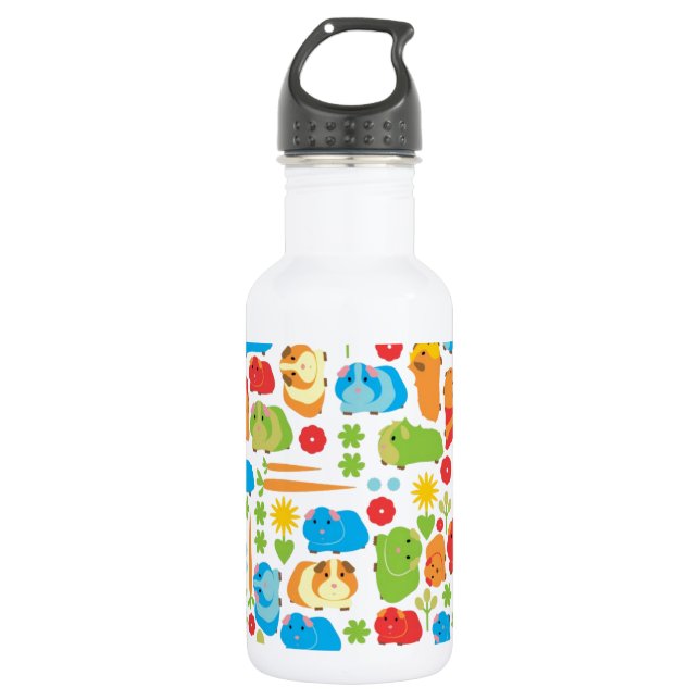 Bright Guinea Pig Patch 532 Ml Water Bottle (Front)