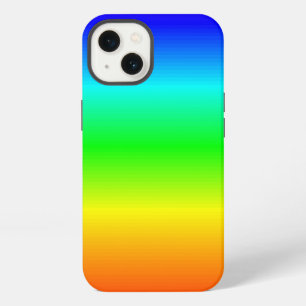 Bright Happy Colours Rainbow Stripes Gradient iPhone Case