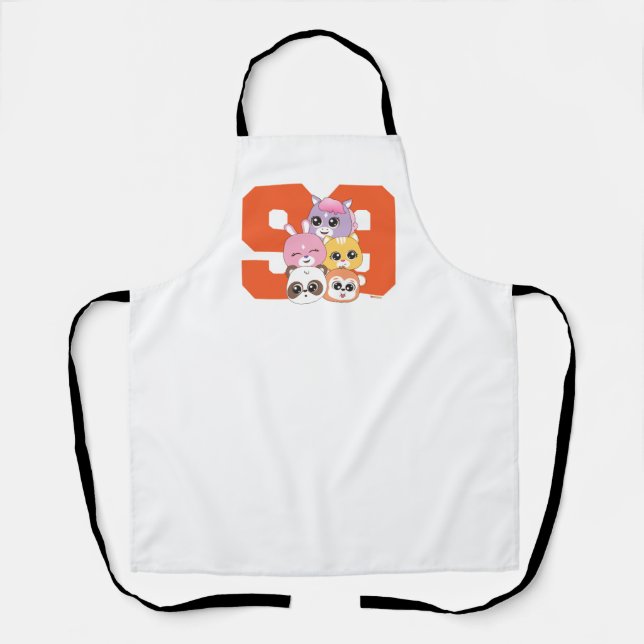 Bright, Happy Friends Apron (Front)