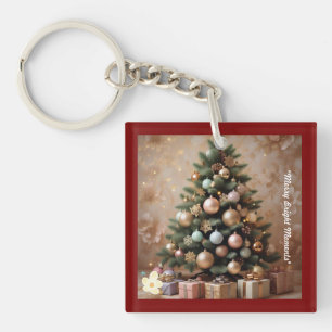 "Bright Holiday Moments" Key Ring
