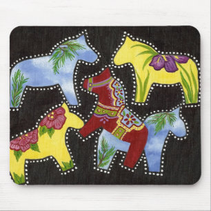 Bright Horses Mouse pad