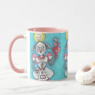 BRIGHT IDEA GIRL ROBOT MUG Repeat
