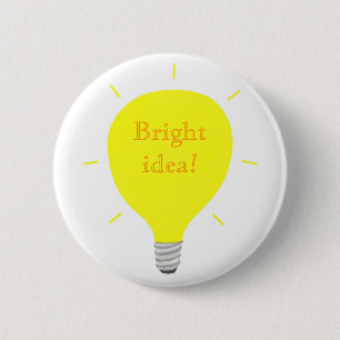 Bright idea! light bulb Affirmation buttons