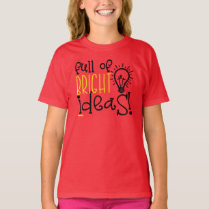Bright ideals  - Girl's Ringer T-Shirt