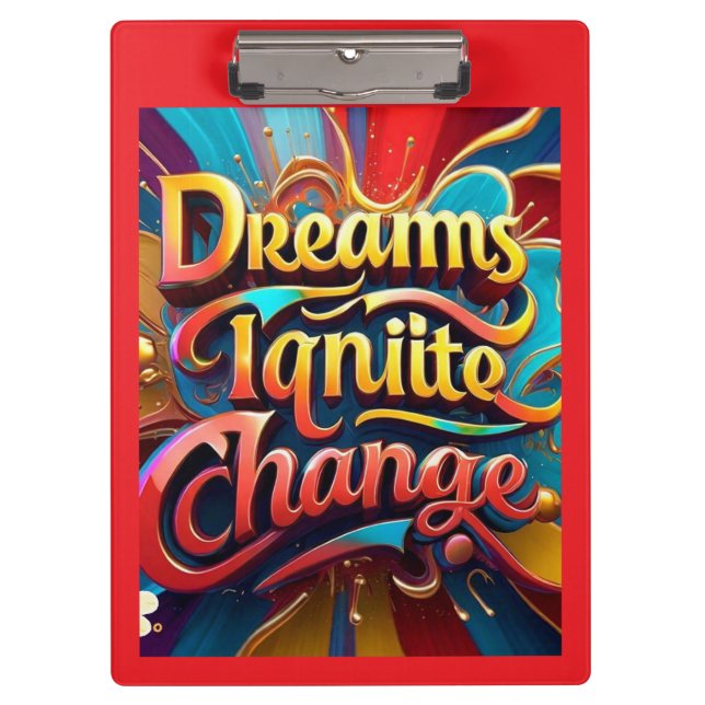 "Bright Ideas Ahead" Clipboard (Front)