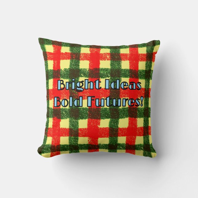 Bright Ideas Bold Futures! Cushion (Front)