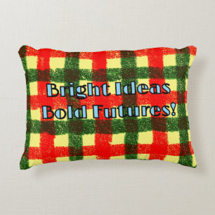 Bright Ideas Bold Futures! Decorative Cushion