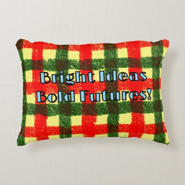 Bright Ideas Bold Futures! Decorative Cushion (Front)