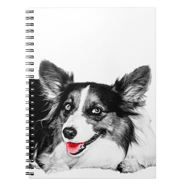 Bright Ideas With a Cheeky Corgi Notebook (Front)
