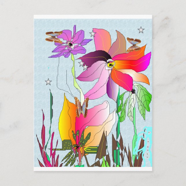 BRIGHT IMPRESSIONS POSTCARD (Front)