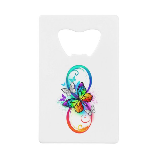 Bright infinity with rainbow butterfly (Front)