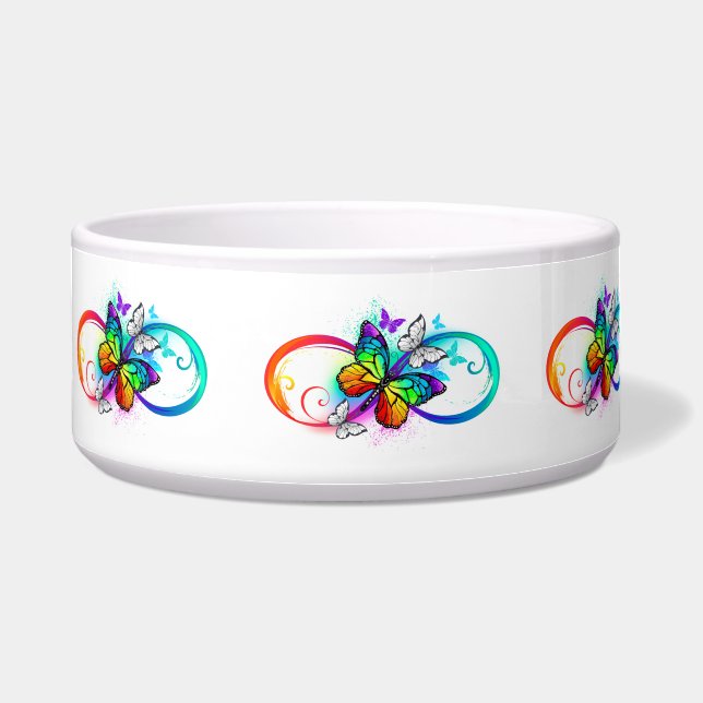 Bright infinity with rainbow butterfly (Front)