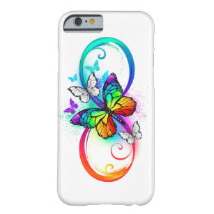Bright infinity with rainbow butterfly barely there iPhone 6 case