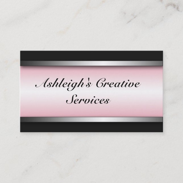 Bright Insiders Pink Business Cards