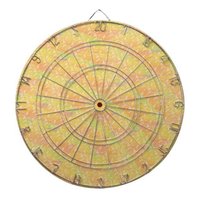 Bright Interference by Kenneth Yoncich Dartboard (Front)