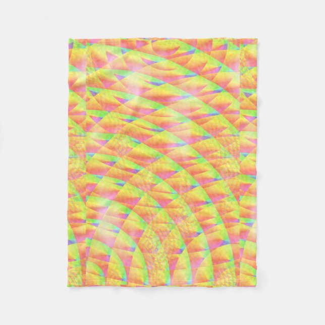 Bright Interference by Kenneth Yoncich Fleece Blanket (Front)