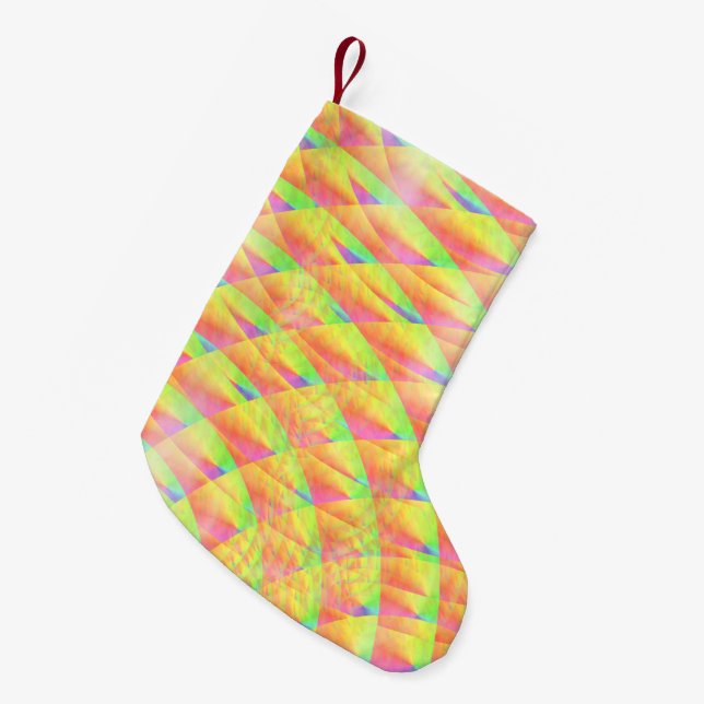 Bright Interference by Kenneth Yoncich Small Christmas Stocking (Front (Hanging))