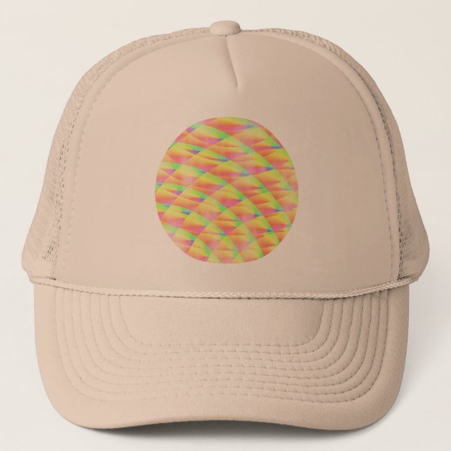 Bright Interference by Kenneth Yoncich Trucker Hat (Front)