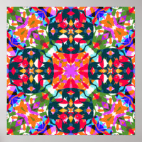 Bright Jolly Colourful Dopamine Decor Wall Poster