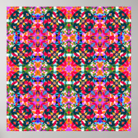 Bright Jolly Colourful Dopamine Decor Wall Poster