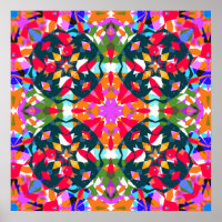 Bright Jolly Colourful Dopamine Decor Wall Poster